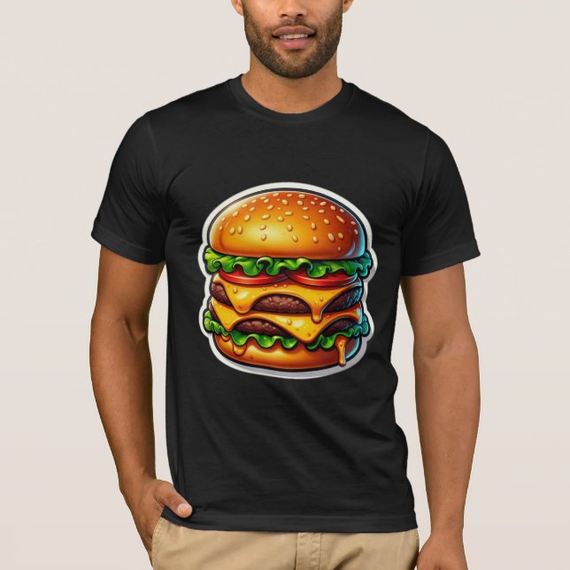 CAMISETA AMOR GRANDE DE QUESO 5 (Anverso)