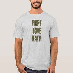 Camiseta amor Haití de la esperanza