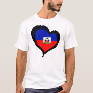 Camiseta amor Haití del corazón