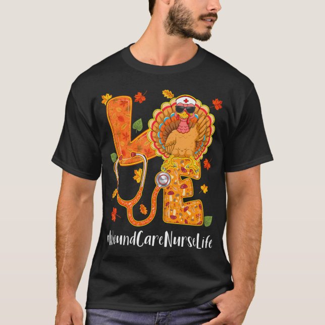 Camiseta Amor Herida Cuidados Enfermera Vida Acción de Grac (Anverso)