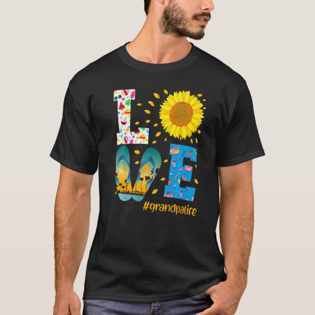 Camiseta Amor Hermano Vida Volteo Flores Verano (Anverso)