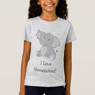 Camiseta Amor Homeschool del elefante