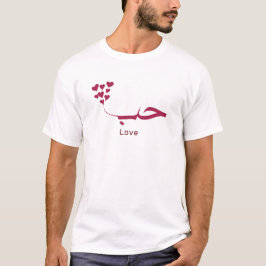 Camiseta Amor - Houb - ح・en caligrafía árabe