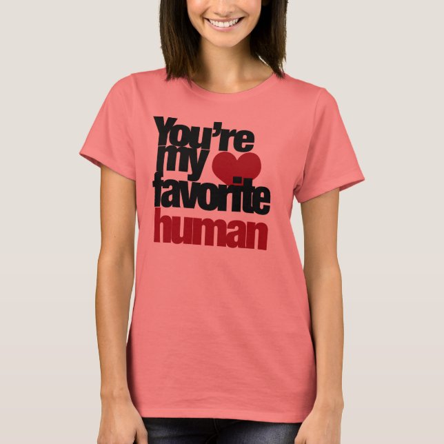 Camiseta Amor humano favorito (Anverso)