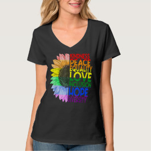 Camiseta Amor Igualdad Amor Lgbt Bandera del Orgullo Arcoir