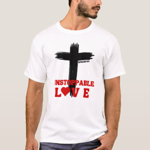 Camiseta Amor imparable - Romanos 5:8