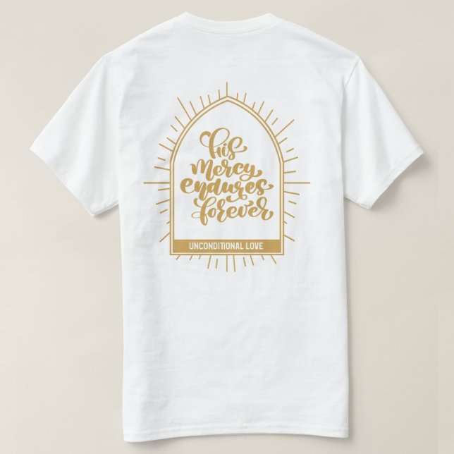 CAMISETA AMOR INCONDICIONAL (Reverso del diseño)