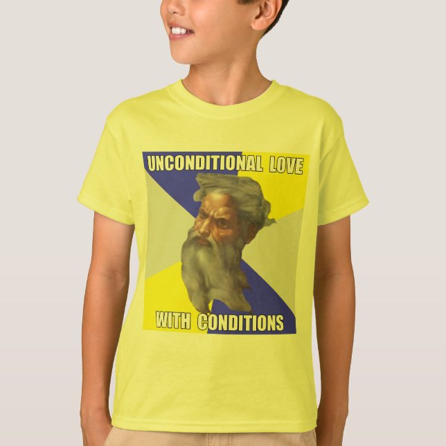 Camiseta Amor incondicional de dios del duende (Anverso)