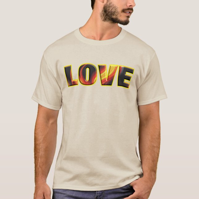 CAMISETA AMOR INFIERNO (Anverso)