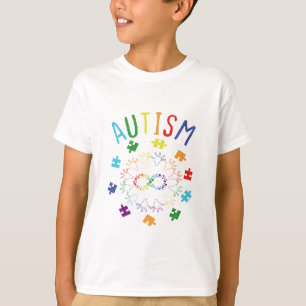 Camiseta Amor infinito Autismo Conciencia No necesita palab