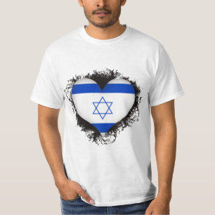 Camiseta Amor Israel del vintage I