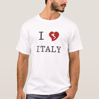 Camiseta Amor Italia del vintage I