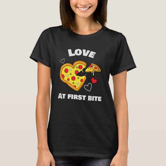 Camiseta Amor italiano día de San Valentín en First Bite Pi (Anverso)