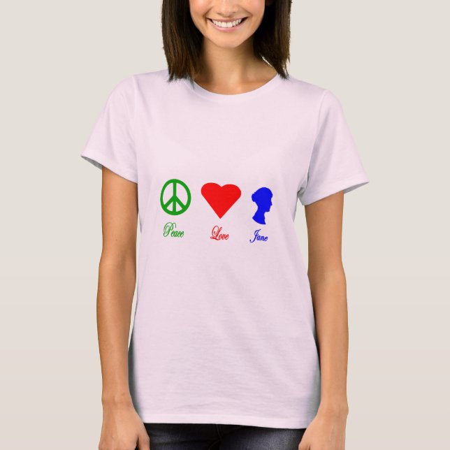 Camiseta Amor Jane de la paz (Anverso)