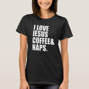 Camiseta Amor Jesús Café y Napas Fe Cristiana Jesús G