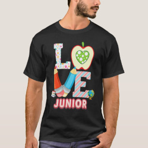 Camiseta Amor Junior Niño Estudiante Maestro De vuelta a la