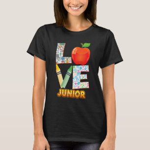 Camiseta Amor Junior Niño Estudiante Maestro De vuelta a la