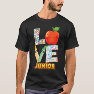 Camiseta Amor Junior Niño Estudiante Maestro De vuelta a la