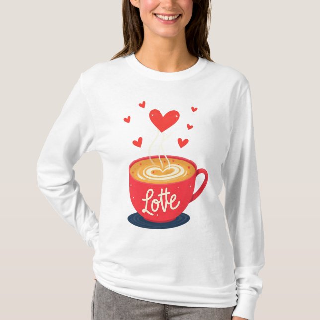 Camiseta Amor latente (Anverso)