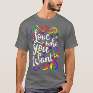 Camiseta Amor LGBT a quien quieres orgullo GLBT