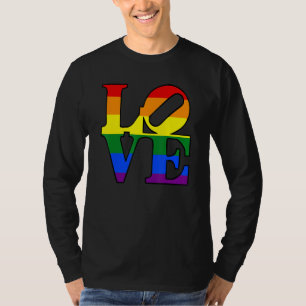 Camiseta Amor LGBT Arcoíris Gay Lesbiana Fiesta Orgullo LGB