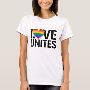 CAMISETA AMOR LGBTQ UNE