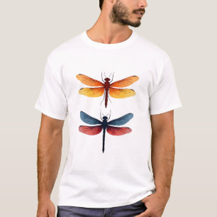 Camiseta Amor Libélulas niño pequeño simple Minimalista Dra