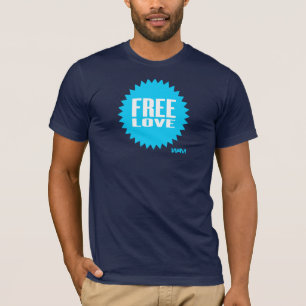 Camiseta amor libre - azul