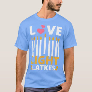 Camiseta Amor Ligero Latas Hanukkah Chanukah Hombres Judíos