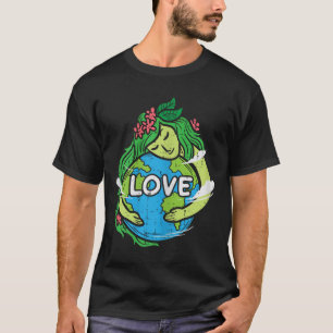 Camiseta Amor Madre Tierra Planeta Hug Naturaleza Medio Amb