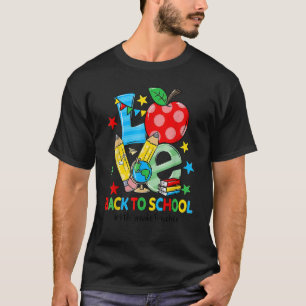 Camiseta Amor Maestra de 4º Grado Maneja De Nuevo A La Escu