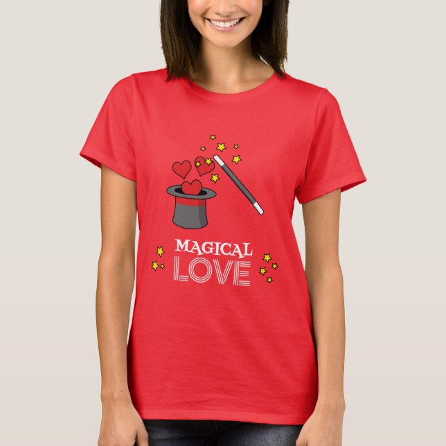 Camiseta Amor mágico - Blanco (Anverso)