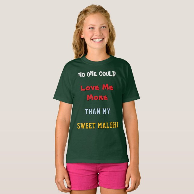 Camiseta Amor Malshi (Anverso completo)
