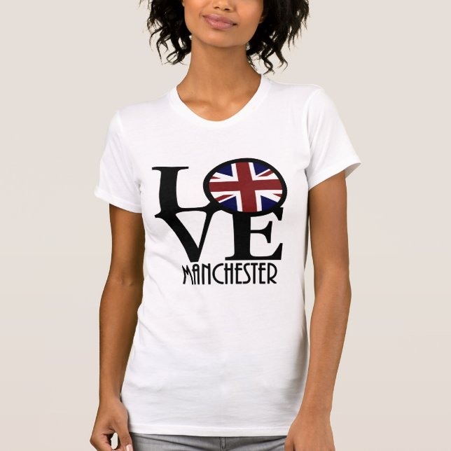 Camiseta AMOR Manchester Inglaterra (Anverso)