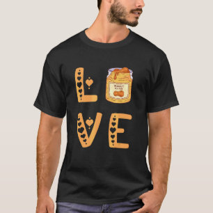 Camiseta Amor Mantequilla De Maní Pb Alta Proteína Alimento