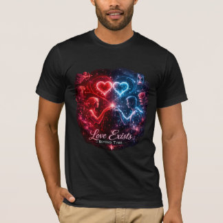 Camiseta Amor más allá del tiempo: San Valentín futurista