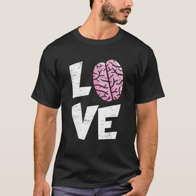 Camiseta Amor Médica de neurología cerebral Hospital de Neu (Anverso)