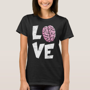 Camiseta Amor Médica de neurología cerebral Hospital de Neu