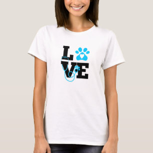Camiseta Amor Medicina Veterinaria Vet Tech Week Profesor P