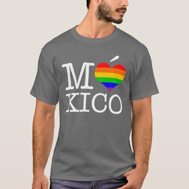 Camiseta Amor México del orgullo (Anverso)