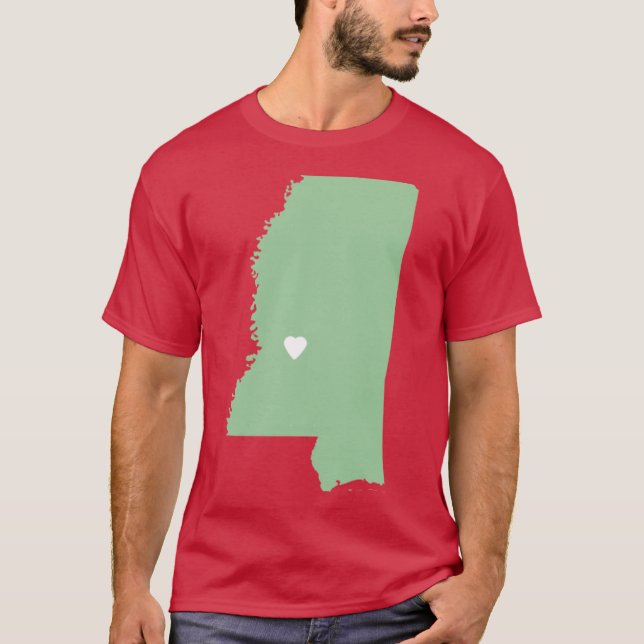 Camiseta Amor misisipi sobredimensionado (Anverso)