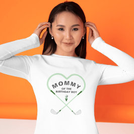 Camiseta Amor modelado Golf Baby Shower Mommy
