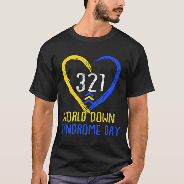 Camiseta Amor Mundo Down Síndrome Awareness Day Love (Anverso)