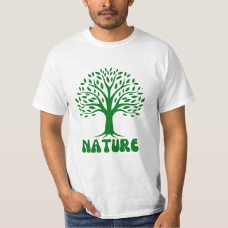 CAMISETA AMOR NATURALEZA PLANTAS DE ÁRBOL NATURAL VERDE