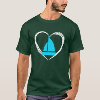Camiseta amor navegando vintage
