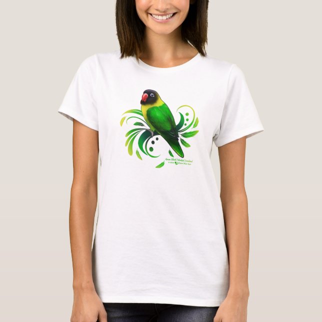 Camiseta Amor negro enmascarado (Anverso)