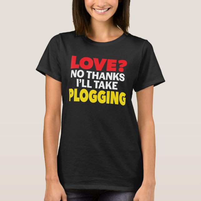 Camiseta Amor No Gracias Tomaré Plogging Single Divorced (Anverso)