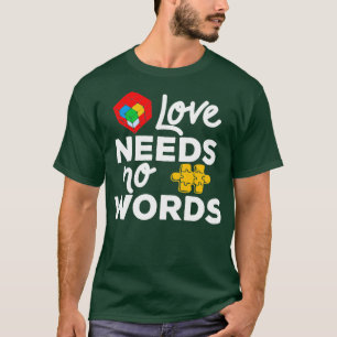 Camiseta Amor No Necesita Palabras Educación Especial IEP