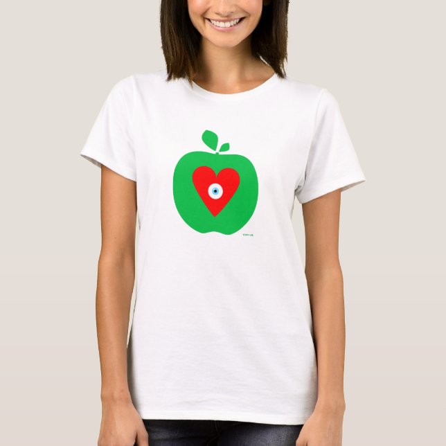 Camiseta Amor Nueva York Apple del ojo (Anverso)