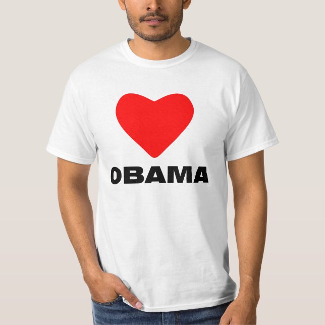 Camiseta Amor Obama (Anverso)